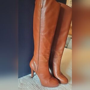 Brooks brothers genuine leather 4" heel boots